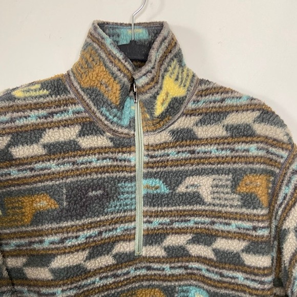 Patagonia Aztec Tribal Print 1/4 Zip Sweater Sz XS HTF Rare - Picture 3 of 8
